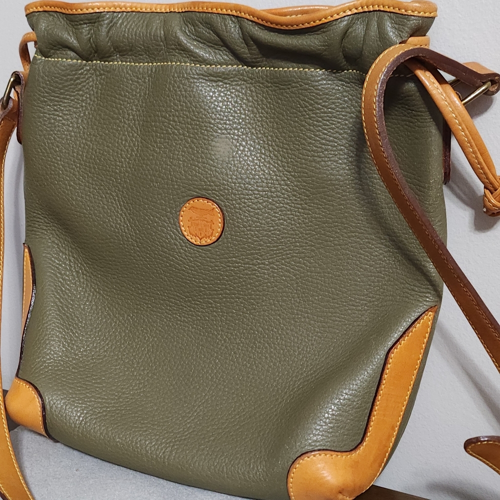J&F Martell Leather Bag. 11.5 inches. Preloved.